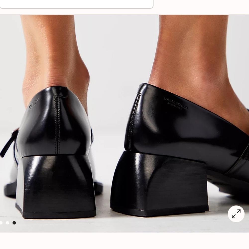 NWT Vagabond Vivian Leather Mary Jane Heels in Black Size EU 39 - Picture 3 of 16